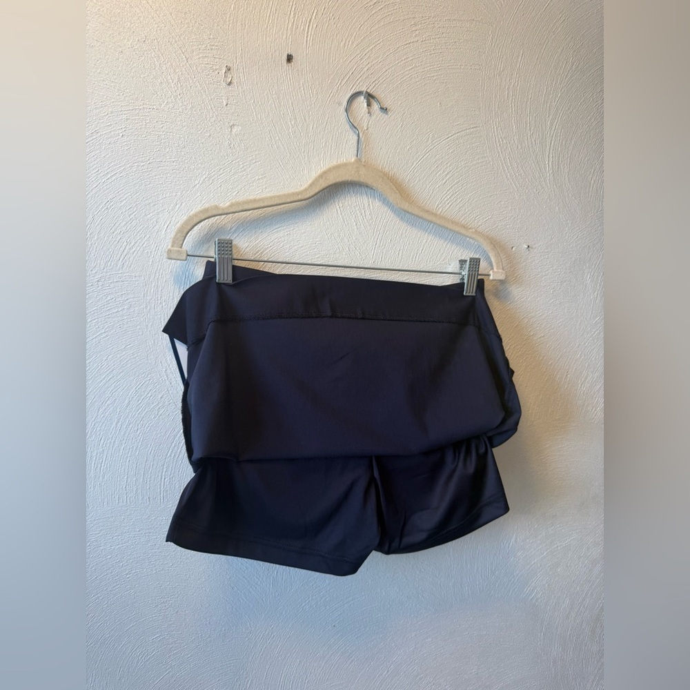 Charter Club Navy Blue Skort 2P Waist Smoothing Mini Skort New Sporty Girl - Picture 5 of 11